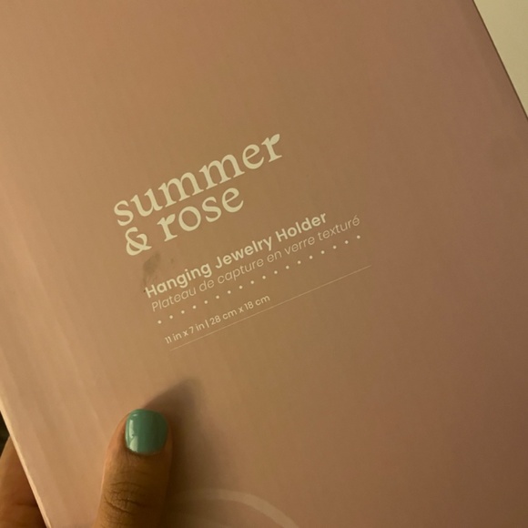 Summer & Rose Gold Hanging Jewelry Holder - Picture 9 of 10